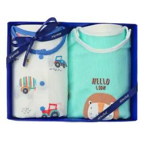 [갤러리아] (압소바출산,백일,돌,유아내의세트)뛰뛰내의+호루7부내의(민)세트(A1A-10389SET)