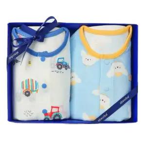 [갤러리아] (압소바출산,백일,돌,유아내의세트)뛰뛰내의+도도내의(블)세트(A1A-10389SET)