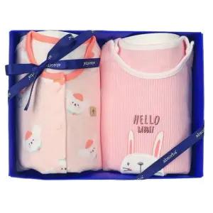 [갤러리아] (압소바출산,백일,돌,유아내의세트)도도내의(핑)+호루7부내의세트(A1A-10386SET)