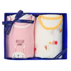 [갤러리아] (압소바출산,백일,돌,유아내의세트)프루내의+호루7부내의(핑)세트(A1A-10390SET)