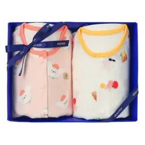 [갤러리아] (압소바출산,백일,돌내의,유아내의세트)도도내의(핑)+프루내의세트(A1A-10386SET)