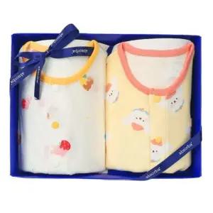 [갤러리아] (압소바출산,백일,돌내의,유아내의세트)도도내의(노)+프루내의세트(A1A-10386SET)