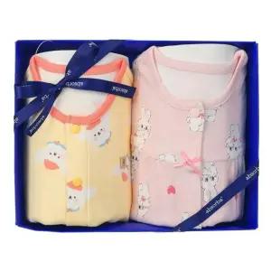 [갤러리아] (압소바출산,백일,돌,아기내의세트)투비내의+도도내의(노)세트(A1A-10387SET)