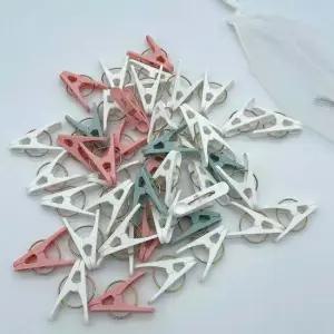 대용량 빨래집게 꾸러미 50pcs 빨래집게 집게 청소 대용량 생활용품