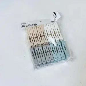 모던 빨래집게 18P 주방집게 집게핀 빨래건조대 집게고리 다용도집게