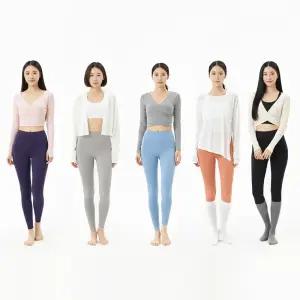 아몹 애슬레저 여성레깅스 러닝복 등산복 요가복 힙업레깅스 와이드 헤어밴드