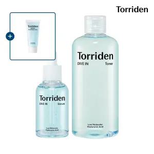 [SET] 토리든 다이브인 저분자 히알루론산 세럼 50ml+토너 300ml (+수딩크림 20ml)