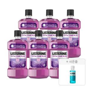 리스테린 토탈케어 플러스, 250ml, 6개 + 증정(쿨민트 100ml, 1개)