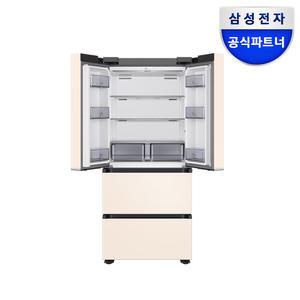 삼성전자 비스포크 AI 김치플러스 김치냉장고 RQ49DG90X24E 490리터 4도어 메탈쿨링