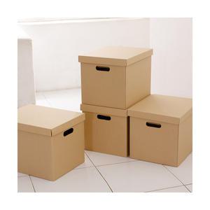 [올리빙] 무지 트렁크 종이정리함 4종(일반)(3겹)  /종이수납박스