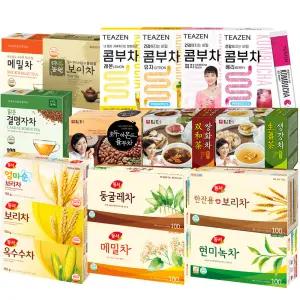 [10%중복쿠폰]동서/담터/다농원 침출차 75종 모음전 [율무차/생강차/쌍화차/현미 녹차/둥굴레차/메밀차/콤