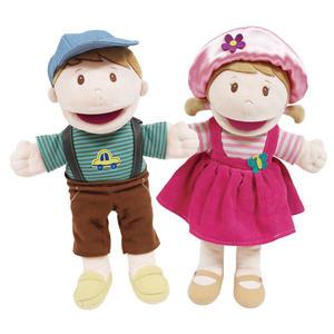 MC 12805 말하는 손인형 소년소녀세트 2종 / 구연동화 인형극