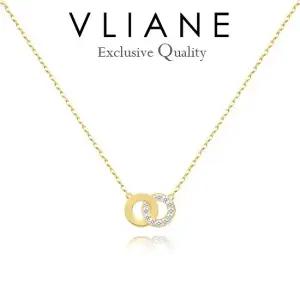 18K 트윈링 목걸이