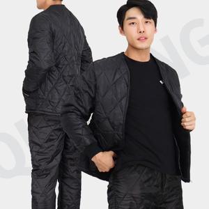 오리지날 검정 깔깔이 세트 군인 군대 군용 깔깔이패딩 바지 겨울 점퍼