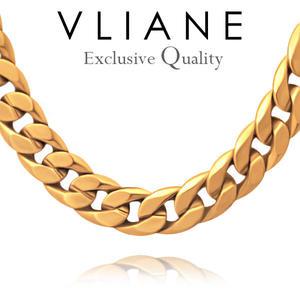 [브리앙]18K 볼륨 커브체인 남자 목걸이