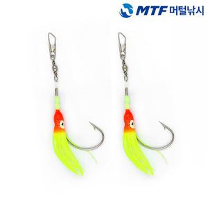 [키우라]캣츠크로우 꼴뚜기 대구 채비 바늘 채비 꼴뚜기채비