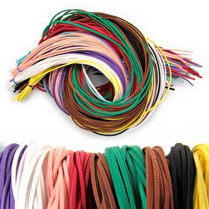 가죽끈 스웨이드끈 목걸이줄 팔찌줄 10칼라 약 100줄