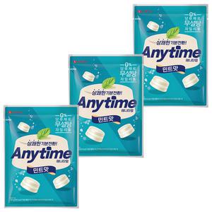 롯데 애니타임 민트 185g x 3개 / 대용량 사탕