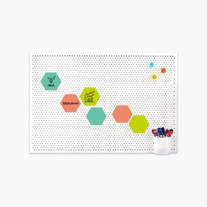 마그피아 고무자석 육각헥사보드 6장 1세트 MRMHB-00