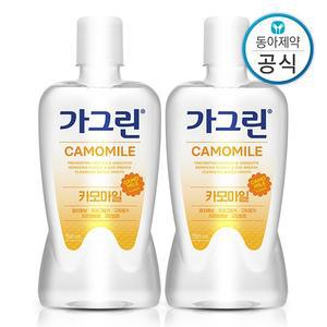 가그린 카모마일 가글 750ml 2개 구강청결제