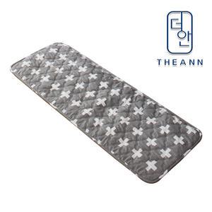 더안 양면 3인용전기방석 쇼파전기매트 크로스그레이 50x140cm