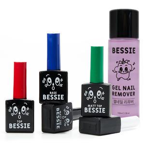 베씨 젤네일 기초5종세트[베이스,논탑,매트탑,젤리무버,파일]