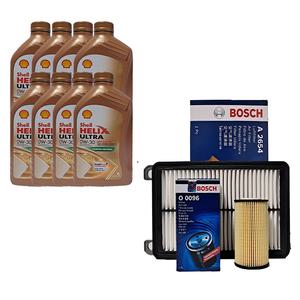 올뉴투싼 2.0 디젤 쉘 힐릭스 울트라 ECT  C2/C3 0W30(8L) 엔진오일세트