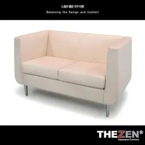 더젠 세이프 고급스틸프레임 인조가죽 2인용소파   쇼파