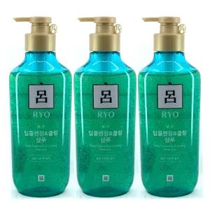 려 청아 딥클렌징 앤 쿨링 샴푸550ml 3개