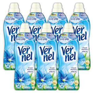 버넬 고농축 섬유유연제 프레쉬모닝, 900ML, 7개