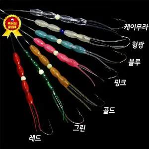 OK피싱 도깨비튜브 지선채비 쌍미늘갈치바늘 삶은줄