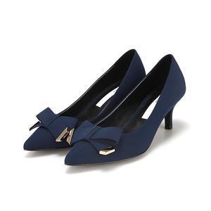 [BABARA](강남점)여성 캐주얼 정장 패브릭6cm 펌프스 BBE706NY