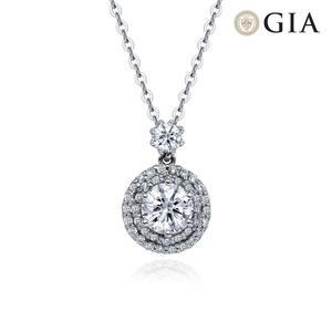 [삼신다이아몬드][삼신] 그릴리오 18K 3부 목걸이 CH018NW8D03DA