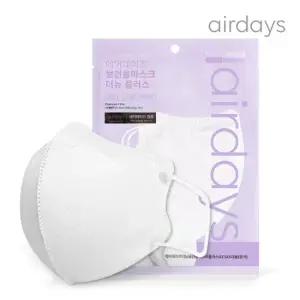 에어데이즈 KF94 더뉴 플러스 마스크 대형 화이트 100매 특대형