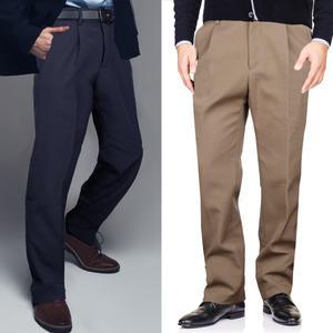 LIO히든밴딩 원턱 기모정장바지 남성겨울 본딩 작업복