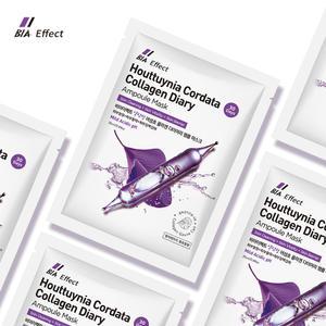 [100매, 50매] 비아이펙트 약산성 어성초 콜라겐 앰플마스크/ 뷰티인아시아 대용량팩/수분 보습 진정팩