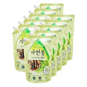 엘지 자연퐁 주방세제 찌든때 걱정없는 솔잎 1.1L 10개