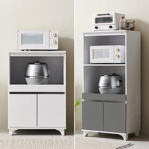 [바로방 가구]로키 렌지대 시리즈 800 1200 다용도 밥통 틈새 선반 부엌 냉장고 옆 수납장