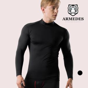 아르메데스 남성용 히트기모 발열내의 터틀넥 상의 AR-25
