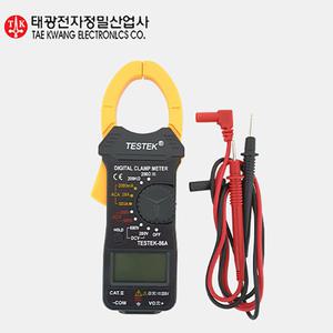 태광 디지털 클램프테스터 TESTEK-86A 클램프미터 전류메타 전류테스터기