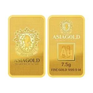 [아시아골드]아시아골드 순금 24K 잠상 프레스 골드바 7.5g