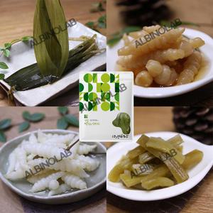 명이나물1kg 초석잠 줄기상추 궁채나물 간장깻잎 장아찌