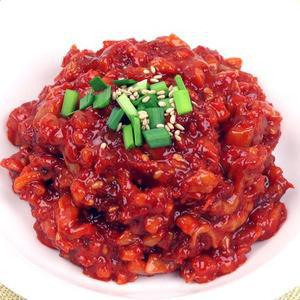 [더젓갈]HACCP 원터치캔 비빔오징어젓 800g