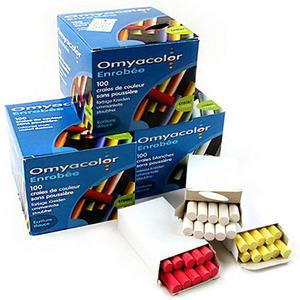 오미야 탄산분필 1갑 100자루 백색 수업 칠판 학교