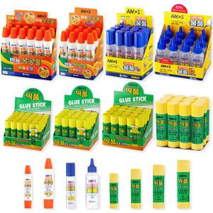 아모스 목공풀 딱풀 고체풀 물풀 만들기 접착 공예용 목공용 1갑