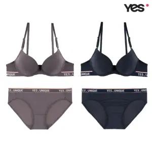 [롯데백화점]예스 데일리 에어로쿨 풀컵 삼각팬티 세트 YSWBY433YSWPY433