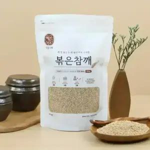 세 번 씻고 두 번 볶아 더 고소한 볶음 참깨 500g 통깨