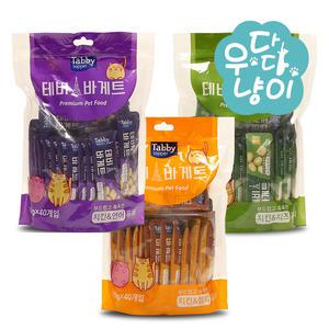 테비 바게트 10g 40개입 부드럽고 촉촉한 퓨레 고양이간식