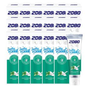 애경 2080 퓨어 베이킹소다 클린민트 치약 120g 18개