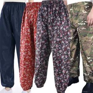 제이케이 국산 작업복 방수 몸빼 바지 어업용 땀복 일복 밴딩 밭일 김장용 수산시장